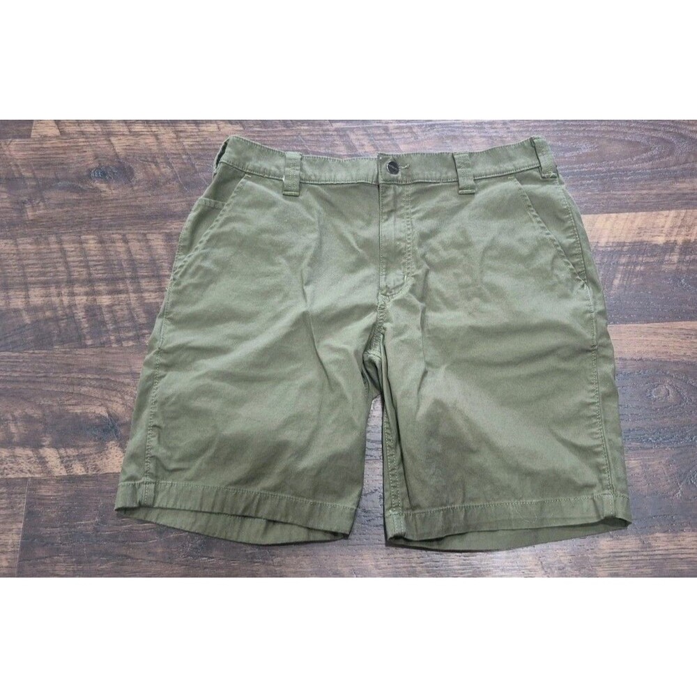 Carhartt Force Relaxed Twill 5 Pocket Work Shorts Olive Green Mens Size 34